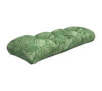 Vidaxl Coussin De Canapé Palette À Motif De Feuilles 120x40x12cm Tissu