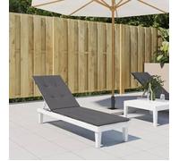 Vidaxl Coussin De Chaise De Terrasse Anthracite (75+105)X50x3 Cm 314173 Multicolore