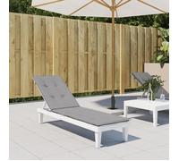 Vidaxl Coussin De Chaise De Terrasse Gris (75+105)X50x3 Cm 314174 Multicolore