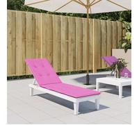 vidaXL Coussin de chaise longue rose tissu oxford, coussin de chaise de terrasse, coussin de chaise, coussin de siège, 361382