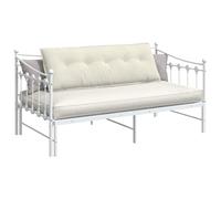 vidaXL Coussin de Dos Crème 140 x 50 cm Tissu en Velours côtelé, Décor de Salon, Coussin Tout Doux, Oreiller de Soutien, Style Contemporain, Housses Amovibles, Confort Moelleux