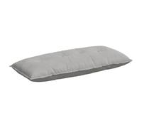 vidaXL Coussin de Dos Gris Clair 120 x 50 cm Tissu en Microfibre, Salon, Coussin Contemporain, Oreiller rectangulaire, Housses Amovibles, Confort Indoor, relaxez-Vous Bien