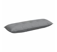 Vidaxl Coussin De Dos Gris Clair 140 X 19 X 50 Cm Tissu