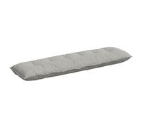 vidaXL Coussin de Dos Gris Clair 180 x 50 cm Tissu en Microfibre, Salon, Coussin Contemporain, Oreiller rectangulaire, Housses Amovibles, Confort Indoor, relaxez-Vous Bien