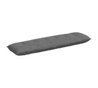 vidaXL Coussin de Dos Gris foncé 180 x 50 cm Tissu en Microfibre, Salon, Coussin Contemporain, Oreiller rectangulaire, Housses Amovibles, Confort Indoor, relaxez-Vous Bien