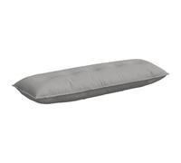 Vidaxl Coussin De Dos Gris Nuage 140 X 19 X 50 Cm Tissu