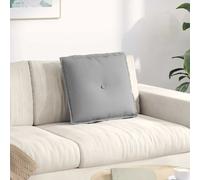 Vidaxl Coussin De Dos Gris Nuage 50 X 19 X 45 Cm Tissu