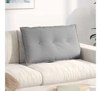 Vidaxl Coussin De Dos Gris Nuage 80 X 19 X 50 Cm Tissu