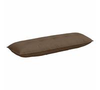 Vidaxl Coussin De Dos Marron 140 X 19 X 50 Cm Tissu