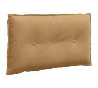 vidaXL Coussin de dos rectangulaire Marron 80 x 50 cm velours côtelé, housses amovibles