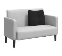 Coussin de dos - VIDAXL - 60 x 24 x 50 cm - Noir - Velours - Déhoussable