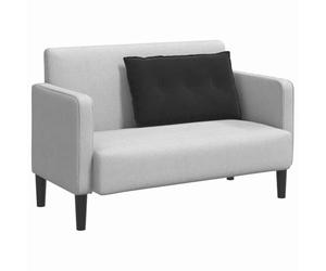 vidaXL Coussin de Dos Noir 80 x 50 cm Tissu en Velours côtelé