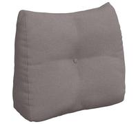 Vidaxl Coussin De Dos Taupe 60 X 24 X 50 Cm Tissu