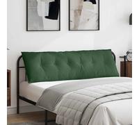 vidaXL Coussin de Dos Vert Jungle 160 x 50 cm Tissu en Velours côtelé, Salon, Contemporain, Coussin de Soutien rectangulaire, Coussin velouté, Housses Amovibles, Accent de Dossier Moelleux