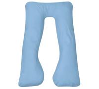 vidaXL Coussin de grossesse 90 x 145 cm Bleu clair