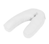 vidaXL Coussin de grossesse en forme de J 54x(36-43) cm Blanc