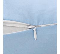 vidaXL Coussin de Grossesse en Forme de J Oreiller de Corps Oreiller de Maternité Soutien Ventre Tête Dos Jambes Femme Enceinte 54x(36-43) cm Bleu