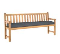 vidaXL Coussin de Palette Anthracite 200 x 40 x 8 cm Tissu Oxford, Jardin et Terrasse, Coussin Moderne, Résistant à l'eau, Accessoire de siège, Décor extérieur, Détente
