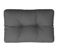 vidaXL Coussin de palette Anthracite 60x40x12 cm Tissu