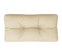 vidaXL Coussin de Palette Beige 80x40x12 cm Tissu, Coussin, Coussin de canapé, Coussin de Chaise, Coussin extérieur, Oreiller de Dos