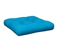 vidaXL Coussin de Palette Bleu 60x60x12 cm Tissu