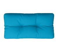 vidaXL Coussin de Palette Bleu Clair 80x40x12 cm Tissu, Coussin, Coussin de canapé, Coussin de Chaise, Coussin extérieur, Oreiller de Dos