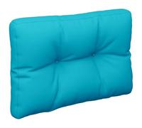 vidaXL Coussin de Palette, Coussin de Siège de Salon, Coussin de Canapé de Jardin, Coussin de Chaise Extérieur, Turquoise 50x40x12 cm Tissu