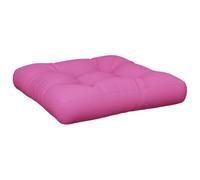 vidaXL Coussin de Palette, Galette de Chaise avec Dossier, Décoration Jardin Terrasse Patio Extérieur, Rose 60x61,5x10 cm Tissu Oxford