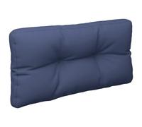 vidaXL Coussin de Palette, Galette de Siège Imperméable, Coussin de Jardin, Décoration d'Extérieur Terrasse, Bleu Marine 80x40x12 cm Tissu