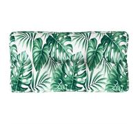 vidaXL Coussin de Palette Motif de Feuilles 70x40x12 cm Tissu