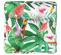 vidaXL Galette de chaise rembourrée 360442 50x50x12 cm tissu multicolore G