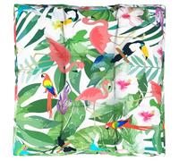 vidaXL Coussin de Palette Multicolore 80x80x12 cm Tissu 360508 Vert/Rose