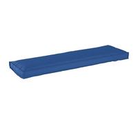 vidaXL Coussin de Palette pour Banc Bleu Royal 140x40x8 cm Tissu Oxford