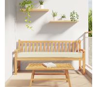 Vidaxl Coussin De Palette Pour Banc Crème 180x40x8 Cm Tissu Oxford