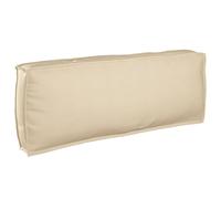 Vidaxl Coussin De Palette Pour Dos Beige 120x40x12 Cm En Tissu Oxford