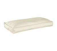 Vidaxl Coussin De Palette Pour Siège/Dossier Crème 120x60x12 Cm Tissu Oxford