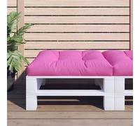 vidaXL Coussin de palette rose 70x70x12 cm tissu 360489 Rose G