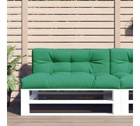 vidaXL Coussin de palette 120 x 40 x 12 cm tissu vert