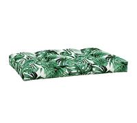 vidaXL Coussin de palette 120 x 80 x 12 cm Vert – Tissu
