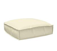 vidaXL Coussin de Pallet pour Siège Crème 50x50x12 cm Tissu Oxford
