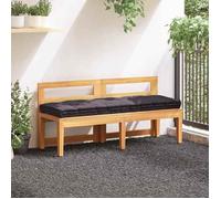 vidaXL Coussin de plancher de palette Coton 120x40x7 cm Anthracite
