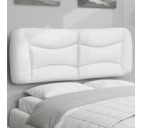 Vidaxl Coussin De Tête De Lit Blanc 140 Cm Similicuir Blanc