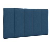 vidaXL Coussin de tête de lit bleu 90 cm tissu 4019148