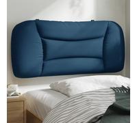 Coussin de Tête de Lit, Oreiller de Lecture avec Fermeture à Glissière, Coussin de Lecture pour Lit Chambre, Bleu 90 374543