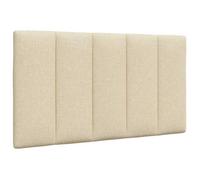vidaXL Coussin de tête de lit crème 80 cm tissu 4019140