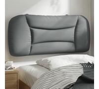 Vidaxl Coussin De Tête De Lit Gris Clair 90 Cm Tissu Gris
