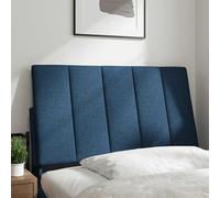 vidaXL Coussin de tête de lit 4019148 - 90 cm en tissu bleu