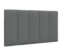 vidaXL Coussin de tête de lit Hanko – Tissu gris foncé 90 cm