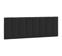 vidaXL Coussin de tête de lit 140 cm velours noir