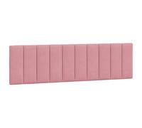 vidaXL Coussin de tête de lit 180 cm velours rose